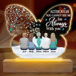 Custom Name Memorial Angel Family Gifts - Personalized 3D LED Light