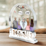 Custom Family Angel Memorial Gifts - Personalized Shaped Acrylic Plaque