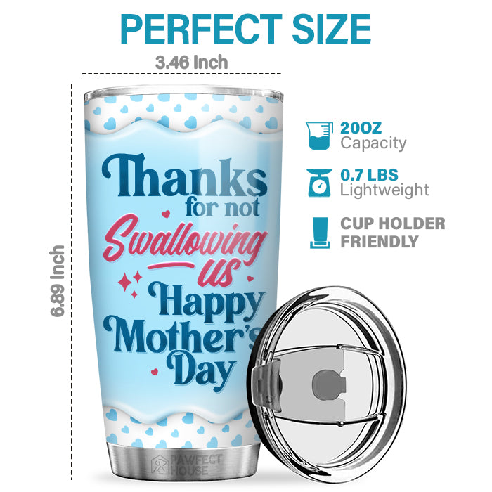 Custom Funny Sperm Mother's Day Gifts for Mom - Personalized Tumbler
