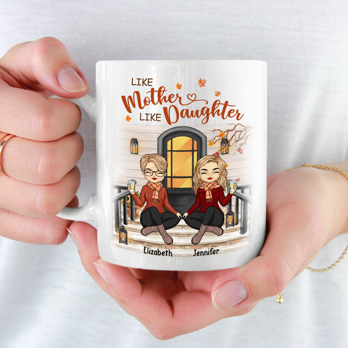 Custom Name Mother Daughter Gifts - Personalized Mugs