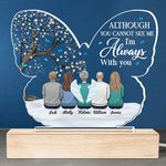 Custom Name Memorial Angel Family Gifts - Personalized 3D LED Light