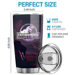 Custom Name Dinosaur Fatherhood Gifts for Dads - Personalized Tumbler