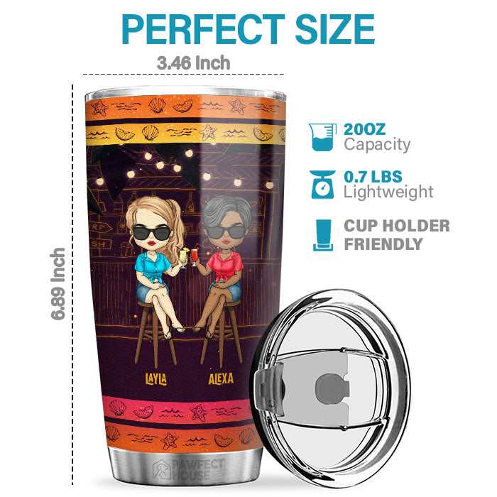 Custom Name Drunk and Disorderly Gifts for Women - Personalized Tumbler