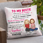 Custom Name Best Friend Gifts for Women - Personalized Pillow