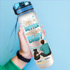 Life Is Better With - Dog & Cat Personalized Custom Water Tracker Bottle - Gift For Pet Owners, Pet Lovers