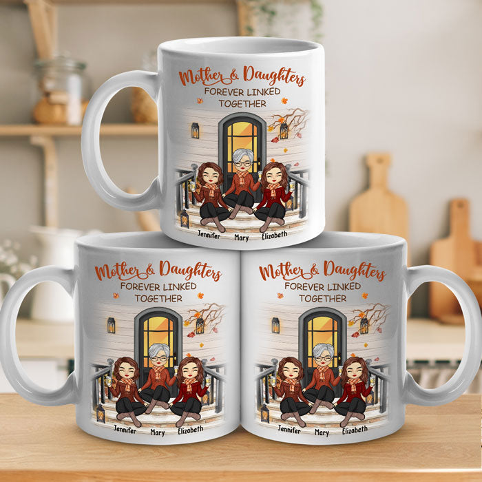 Custom Name Mother Daughter Gifts - Personalized Mugs