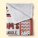 Custom Name Dog Mom Gifts for Dog Lovers - Personalized Blanket