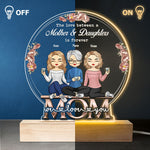 Custom Name Mother and Daughters Gifts - Personalized 3D LED Light