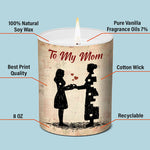 Daughter to Mom Love Gifts - Scented Candle