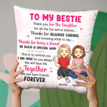 Custom Name Best Friend Gifts for Women - Personalized Pillow