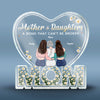 The Love Between Us Lasts Forever - Family Personalized Custom Shaped Acrylic Plaque - Mother's Day, Birthday Gift For Mom