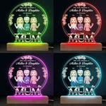 Custom Name Mother and Daughters Gifts - Personalized 3D LED Light