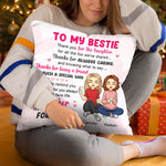 Custom Name Best Friend Gifts for Women - Personalized Pillow