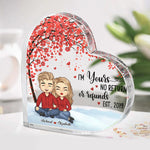 Custom Name Couple Anniversary Gifts - Personalized Shaped Acrylic Plaque