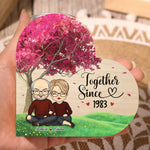 Custom Name Anniversary Couple Gifts - Personalized Color Candle Holder