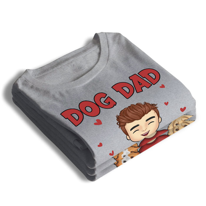 Custom Name Dog Dad Gifts for Dog Lovers - Personalized Apparel