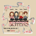 Custom Name Sister Gifts for Women - Personalized Shaped Acrylic Plaque