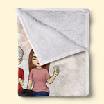 Custom Name Family Gifts for Mom - Personalized Blanket