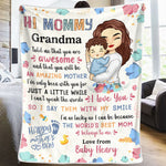 Custom Name Mother's Day Gifts for Mom - Personalized Blanket