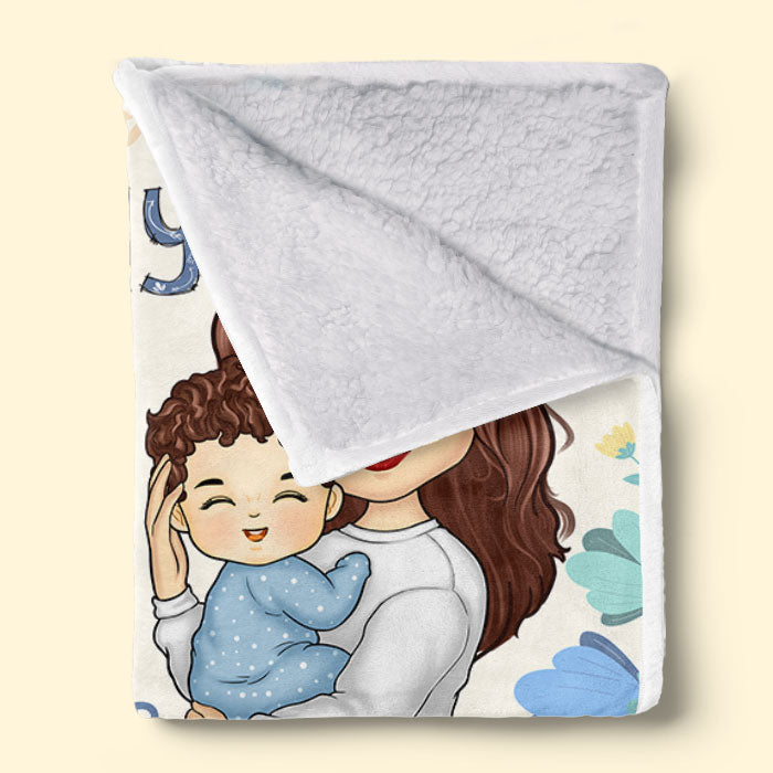 Custom Name Mother's Day Gifts for Mom - Personalized Blanket