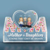 Everything We Are Is Because Of You Mom - Family Personalized Custom Shaped Acrylic Plaque - Mother's Day, Birthday Gift For Mom