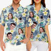 Custom Photo Tropical Summer Vibe - Family Personalized Custom Face Unisex Hawaiian Shirt - Gift For Family, Pet Owners, Pet Lovers
