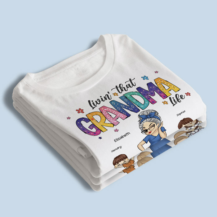 Custom Name Grandma Life Gifts - Personalized Apparel