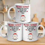 Custom Name Funny Cat Christmas Gifts for Cat Lovers - Personalized Mugs