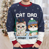 The Most Beautiful Time Of Year - Cat Personalized Custom Ugly Sweatshirt - Unisex Wool Jumper - Christmas Gift For Pet Owners, Pet Lovers