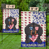 The American Family - 4th Of July Decoration - Personalized Dog Flag