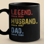 Custom Year Legend Husband Dad Gifts for Men - Personalized Mug