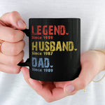 Custom Year Legend Husband Dad Gifts for Men - Personalized Mug