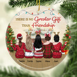 Custom Name Christmas Friendship Gifts for Women - Personalized Ornament