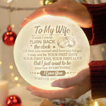 To My Wife Romantic Love Gift - Moon Lamp