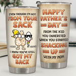 Custom Funny Father's Day Gifts for Dad - Personalized Tumbler