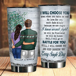 Custom Name Romantic Couple Gifts - Personalized Tumbler