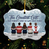 The Greatest Gift Our Parents Gave Us Was Each Other - Personalized Custom Benelux Shaped Acrylic Christmas Ornament - Gift For Siblings, Christmas Gift