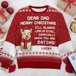 Funny Dog Christmas Gifts for Dad - Holiday Sweatshirt