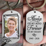 Custom Photo Memorial Keepsake Gifts - Personalized Keychain