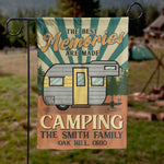 Custom Name Family Camping Gifts - Personalized Flag