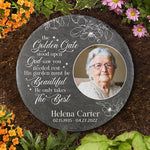 Custom Photo Memorial Garden Decor - Personalized Memorial Stone