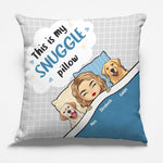 Custom Name Dog Lover Snuggle Gifts - Personalized Pillow