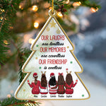 Custom Name Christmas Friendship Gifts for Best Friends - Personalized Ornament