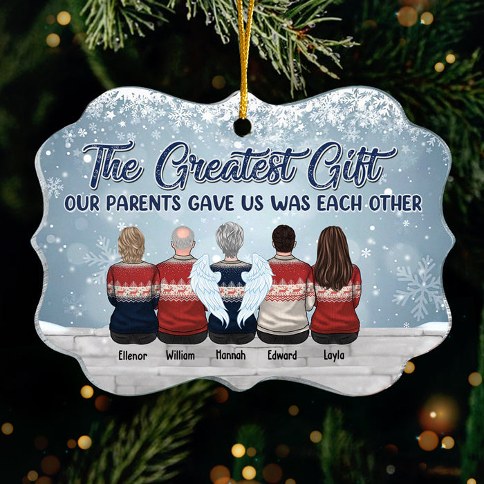 Custom Name Brothers and Sisters Christmas Gifts - Personalized Ornament