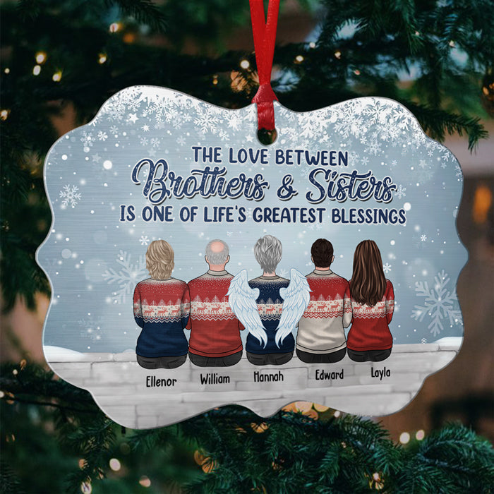 Custom Name Christmas Gifts for Siblings - Personalized Ornament