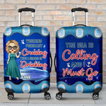Custom Name Cruise Travel Gifts - Personalized Luggage Cover