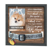 For Every Time You Think Of Me, I'm Right Here In Your Heart - Memorial Pet Loss Sign, Collar Picture Frame - Sympathy Gift, Gift For Pet Owners, Pet Lovers