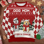 Custom Name Christmas Gifts for Dog Moms - Personalized Sweatshirt