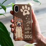 Custom Name Dog Lover Gifts - Personalized Phone Case