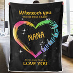 Custom Name Grandmother Love Gifts - Personalized Blanket
